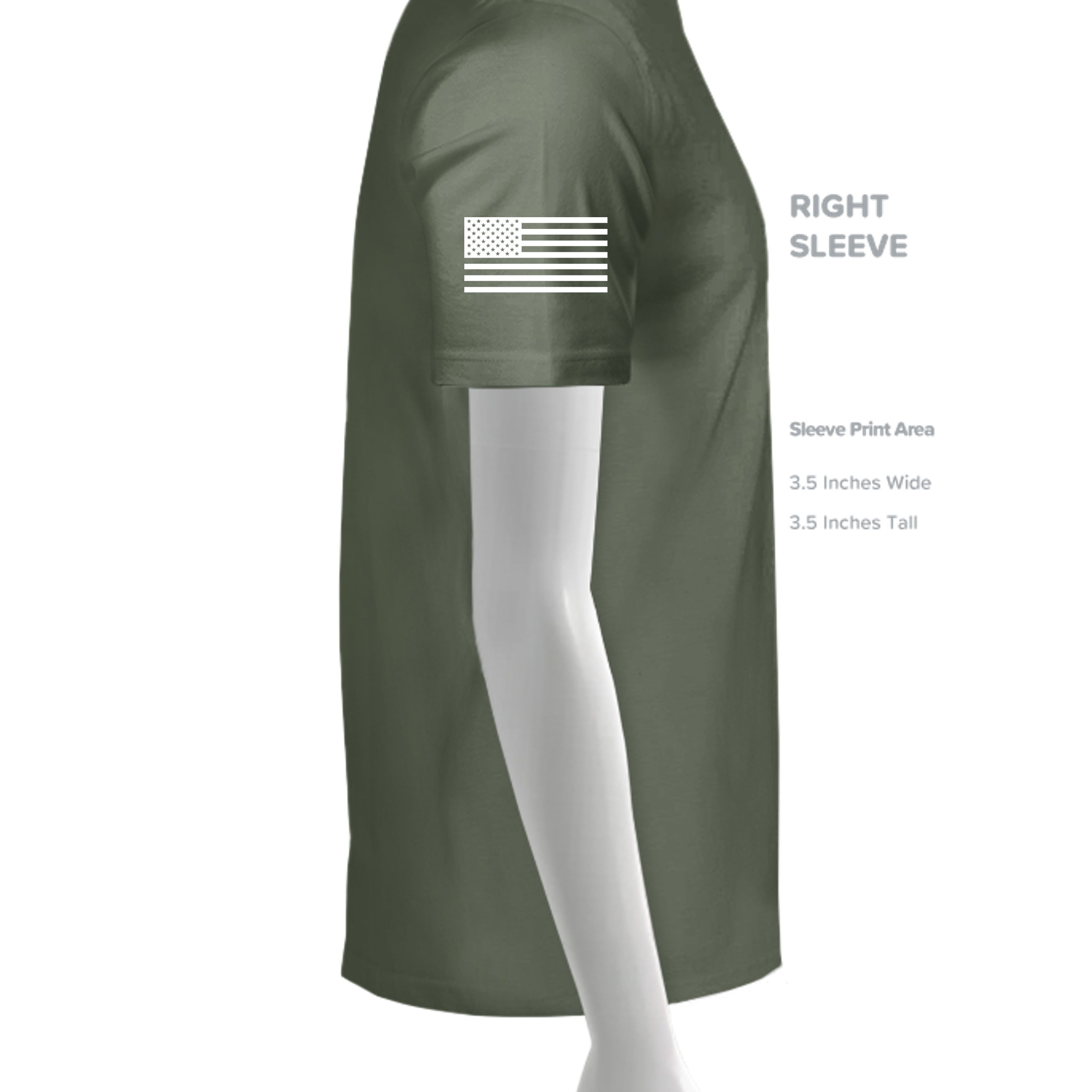 MILITARY GREEN - G200 - SLEEVE_RIGHT